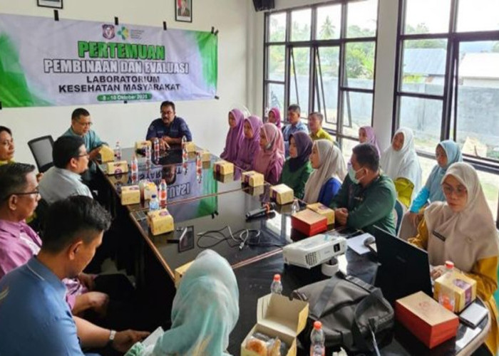 Dinkes Provinsi Gorontalo Lakukan Pembinaan dan Evaluasi Kinerja Labkesda Boalemo