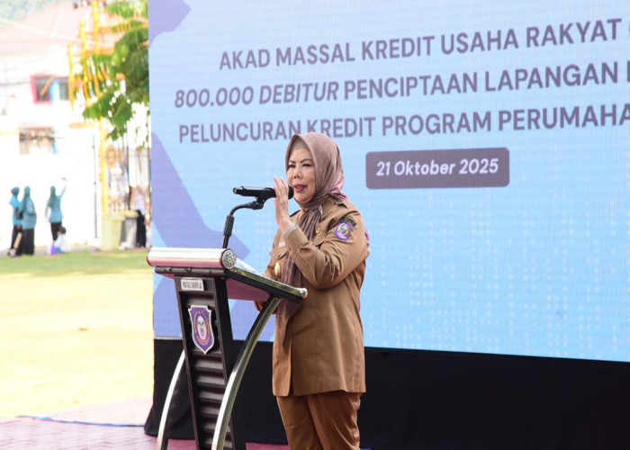 Akad Massal KUR 2025: Idah Syahidah Dorong UMKM Gorontalo Jadi Mandiri