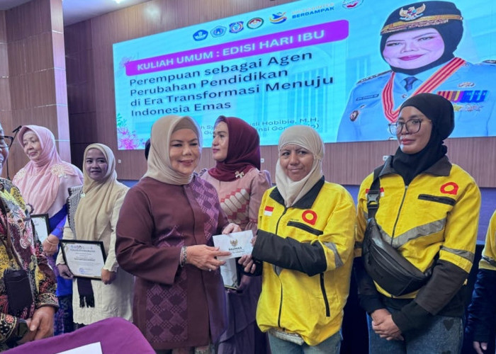 Idah Syahidah Jadi Narasumber Kuliah Umum FIP UNG, Beri Penghargaan untuk Perempuan Penopang Ekonomi Keluarga