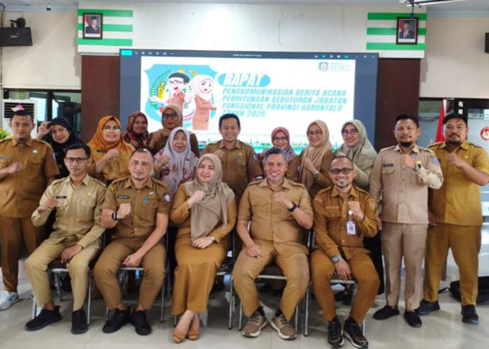 Dinkes Gorontalo Gelar Pertemuan Penghitungan Kebutuhan Jabatan Fungsional, Tekankan Sinkronisasi Antarinstans