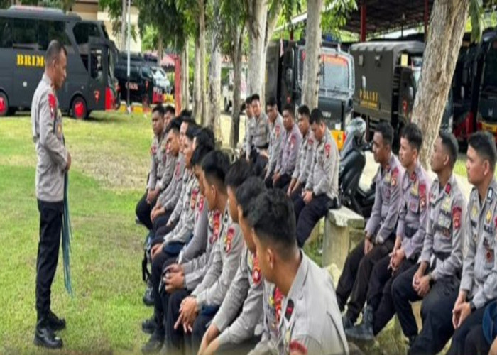 Latihan SAR Darat: Brimob Gorontalo Mantapkan Teknik Pencarian dan Evakuasi Korban