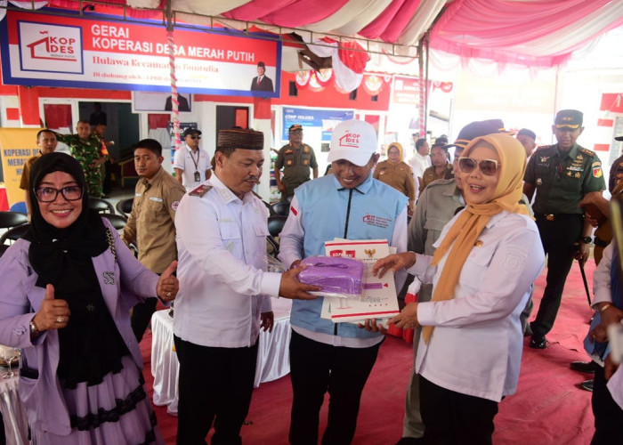 Wagub Gorontalo Resmikan KDMP Hulawa, Kini Jual LPG dan Emas