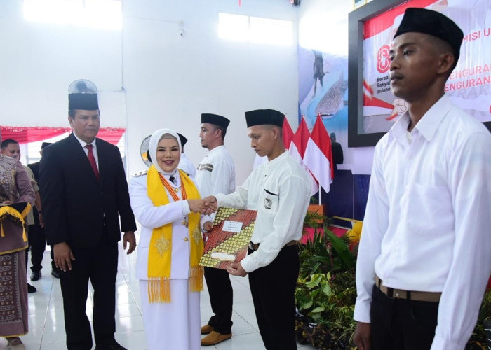 Idah Syahidah Secara Simbolis Serahkan Remisi 714 Narapidana Lapas di Provinsi Gorontalo