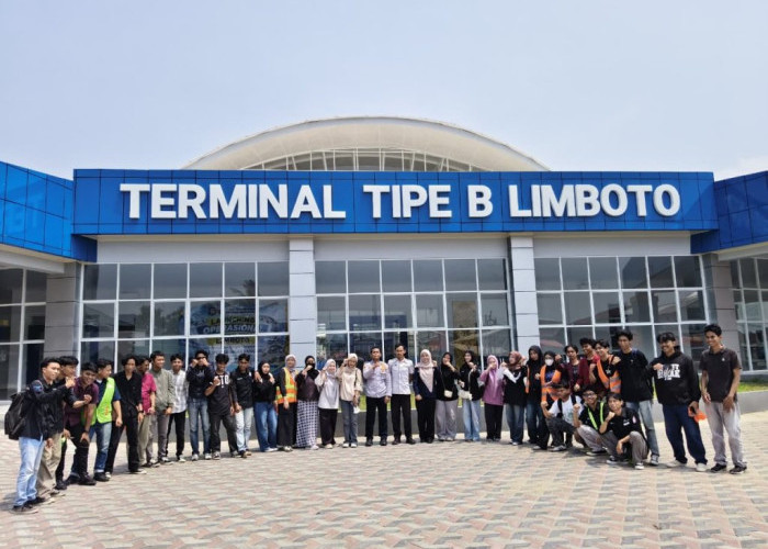 Mahasiswa Teknik Sipil UNG Survei Fasilitas Terminal Tipe B Limboto