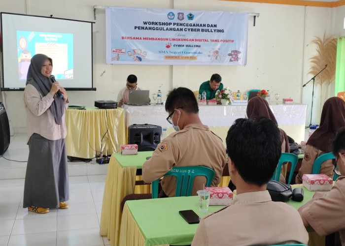 SMA Negeri 1 Kota Gorontalo dan Diskominfotik  Provinsi Gorontalo Gaungkan 'No Cyberbullying'