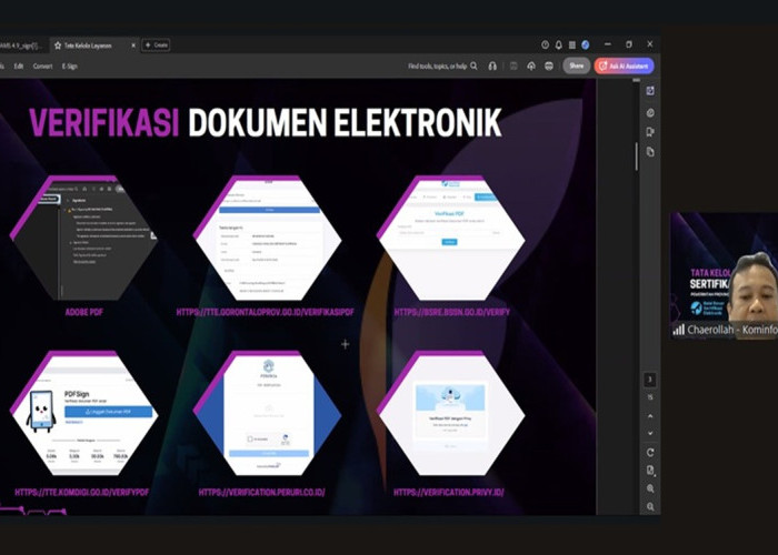 Pemprov Gorontalo Dorong Optimalisasi Sertifikat Elektronik untuk ASN