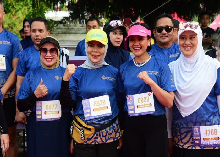 Semarak Restorasi Run 2025, Wagub Gorontalo Ajak Pelari Pemanasan Jelang Half Marathon