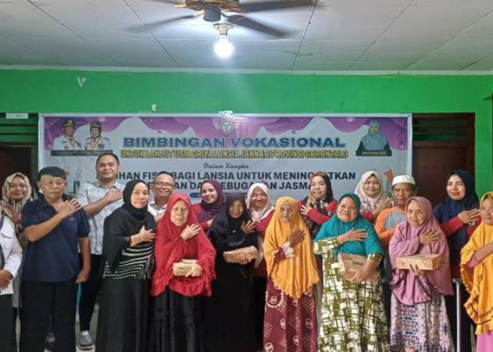 Semangat Lansia Gorontalo! Dinkes Adakan Latihan Fisik di Griya Jannati untuk Wujudkan Lansia Tangguh