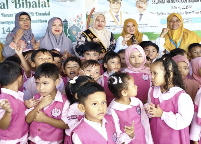 Bunda PAUD Gorontalo Tinjau Lembaga PAUD Dukung Program Wajib Belajar Pra-SD
