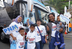 Mudik Nyaman Bersama BUMN, PNM Fasilitasi Ratusan Peserta Mudik Tanpa Cemas Ongkos